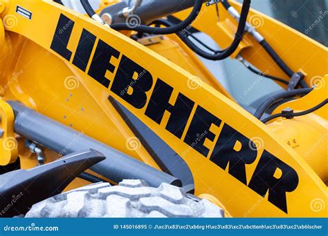 Liebherr Logo on a Digger Arm Editorial Image - Image of excavator ...