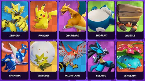 Pokémon Unite roster: All playable Pokémon characters, roles, and ...