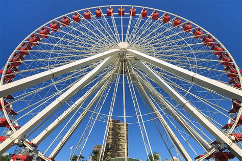 Navy Pier Ferris Wheel Photograph by Raul Rodriguez - Pixels