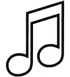 Music Note Stencils - ClipArt Best