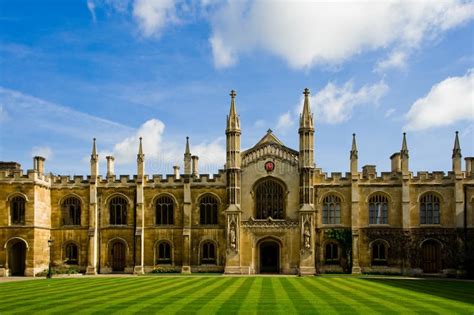 The Famous Architecture In Cambridge University Stock Photo - Image ...