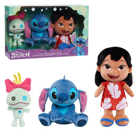 Buy STITCH Disney’s Lilo Plush Stuffed Animal 3-piece Set, Alien ...