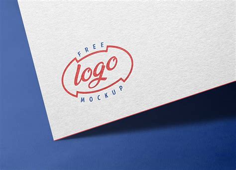 Free White Paper Logo Mockup PSD - Good Mockups