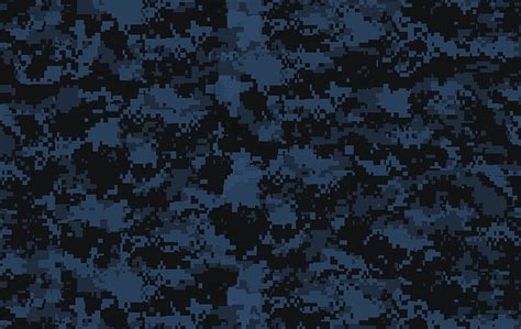 Blue Digital Camo Wallpaper