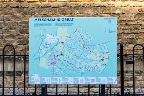 Melksham Town Centre and Town Hall in Melksham, Wiltshire, UK Editorial ...