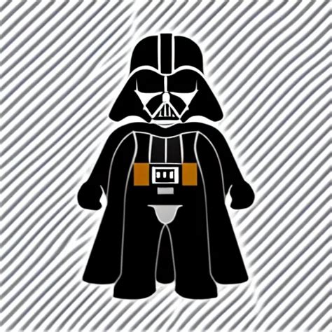 Darth Vader, Emoji, white background | Stable Diffusion