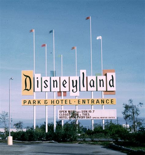 1960's Disneyland entrance sign - Anaheim, CA | Disneyland sign ...