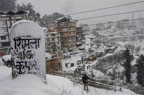 Shimla weather: Breathtaking images of season’s first snowfall in the ...