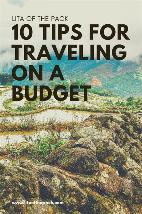 10 Tips for Traveling on a Budget - Lita of the Pack