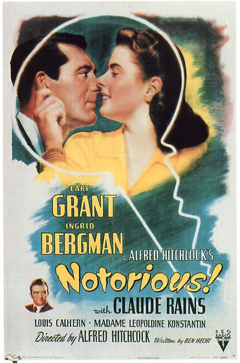 Notorious (1946) with Cary Grant and Ingrid Bergman – Classic Film Freak