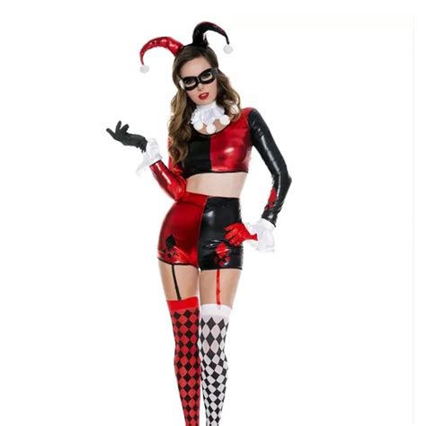 Amazing-Clown-Costume-Cosplay-Adult-Women-Halloween-Sexy-Role-Playing ...