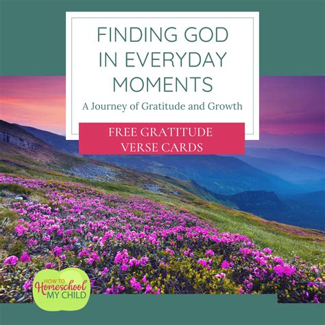 Finding God in Everyday Moments: A Journey of Gratitude and Growth ...