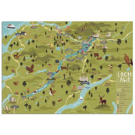 Loch Awe Map — Kerry Hyndman