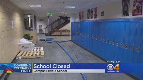 Campus Middle School Closed Due To Flooding, Sewer Backup - YouTube