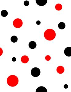 Red And Black Polka Dots Clip Art | Polka dots wallpaper, Dots ...