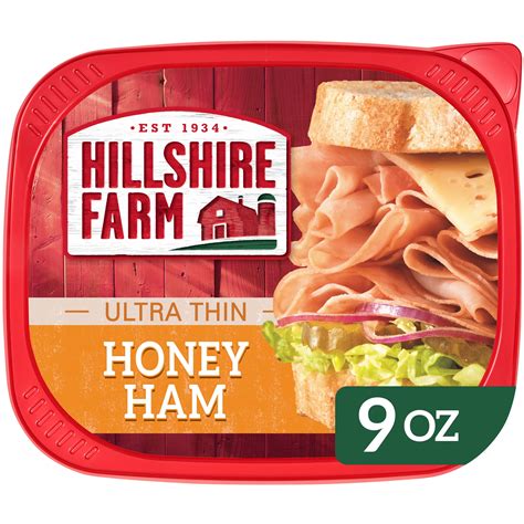 Hillshire Farm Sliced Honey Ham Deli Lunch Meat, 9 oz - Walmart.com