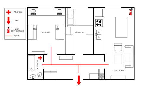 Apartment Evacuation Plan | Evacuation plan, Emergency evacuation plan ...