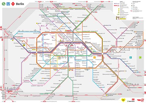 Berlin S-Bahn und U-Bahn plan