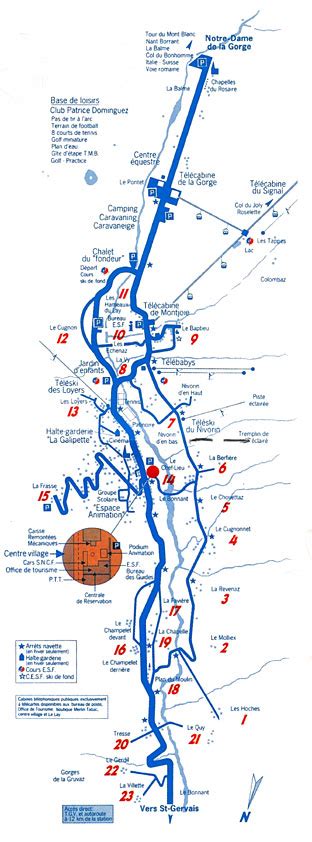 Maps of Morzine ski resort in France | SNO