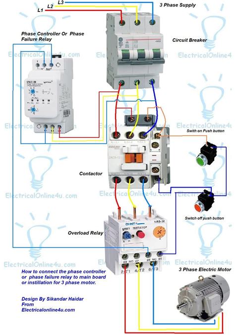 3 Pole Contactor Wiring Diagram