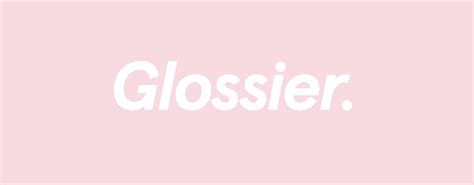 Glossier | Glossier logo, Glossier branding, Minimalist font