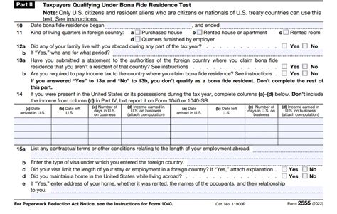 Form 2555: Reporting Foreign Earned Income - XOA TAX