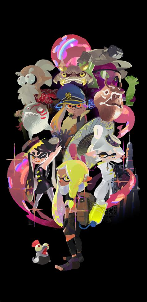 Splatoon 3 Artwork Wallpaper - Cat with Monocle