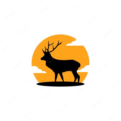 Premium Vector | Deer template vector logo design