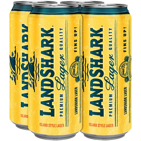 Landshark Island Style Lager, 4 Pack 16 fl. oz. Cans, 4.6% ABV ...