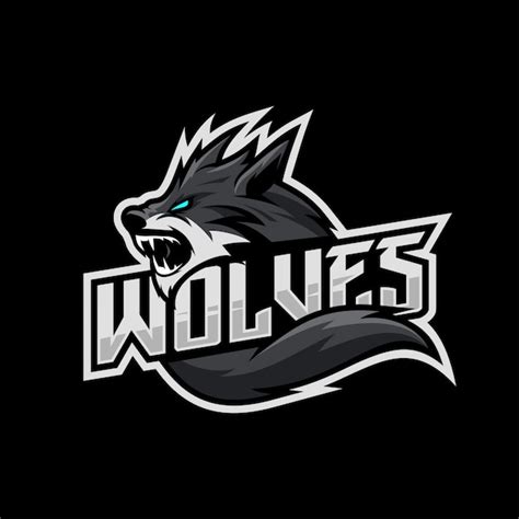 Premium Vector | Wolves esport logo