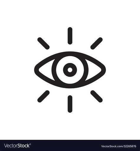 Vision icon design Royalty Free Vector Image - VectorStock