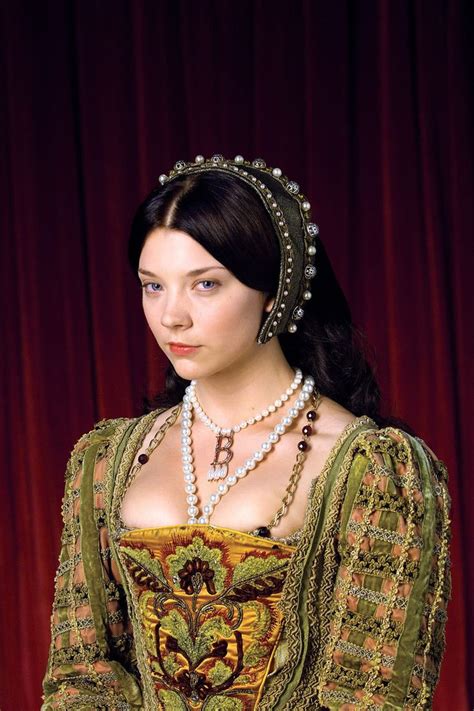 This promotional picture portrays Anne Boleyn, the character from The ...