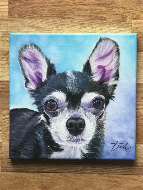 Custom Dog Painting Custom Dog Portrait Custom Pet Painting | Etsy