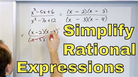 06 - Simplifying Rational Expressions in Algebra, Part 1 - Algebra 2 ...