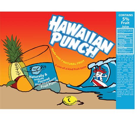 Design Redefined: New Hawaiian Punch Label