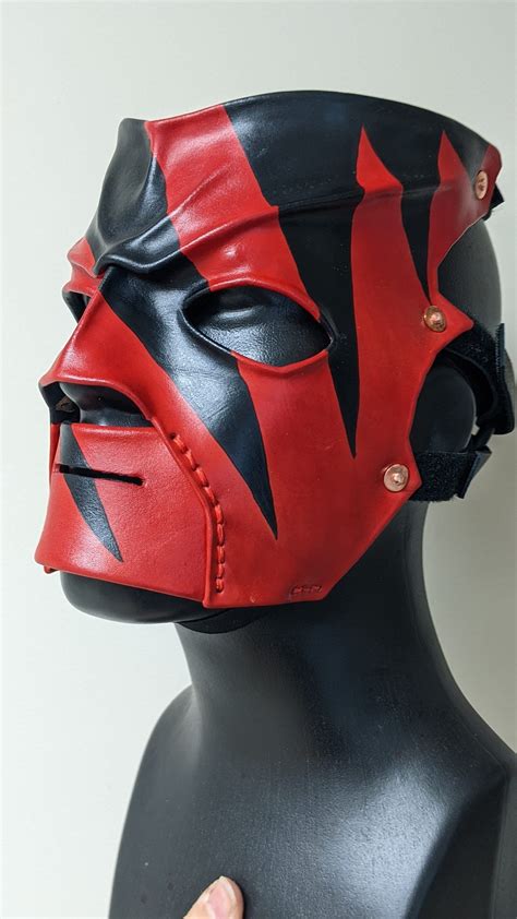 WWE WWF Leather Kane Wrestling Mask Replica 1997 - Etsy Australia