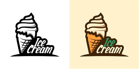 ice cream logo 3578859 Vector Art at Vecteezy