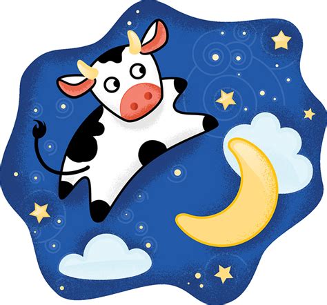 Cow Jumped Over The Moon Clipart | Free download on ClipArtMag