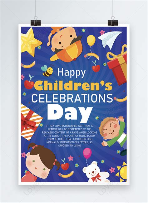 World children day poster template image_picture free download ...