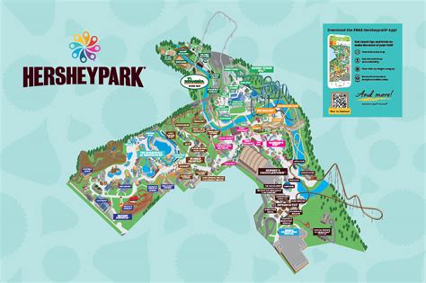 Hershey Park Printable Map