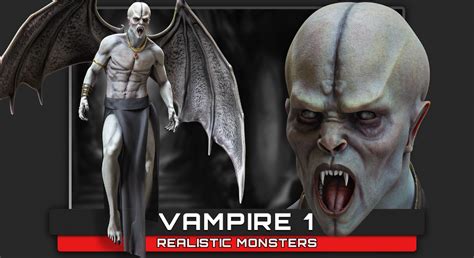 Count Dracula Vampire - Realistic Monsters - Animation Fantasy Horror ...