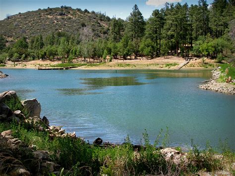 Across Goldwater Lake Photograph by Aaron Burrows - Fine Art America