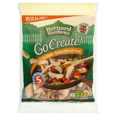 Bernard Matthews Go Create!... with Roast Turkey Breast Pieces 500g ...