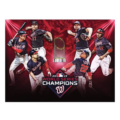 Washington Nationals: 2019 World Series Champs Mural - Giant Officially ...