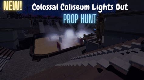 Colossal Coliseum - Lights Out - Fortnite Creative Map Code - Dropnite