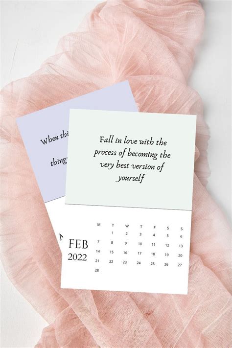 2023 Quotes Calendar 2023 Calendar With Affirmation - Etsy ...