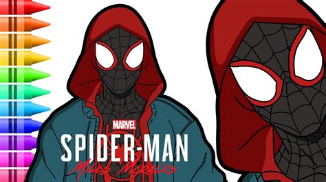 How To Draw Miles Morales Spider Man - YouTube