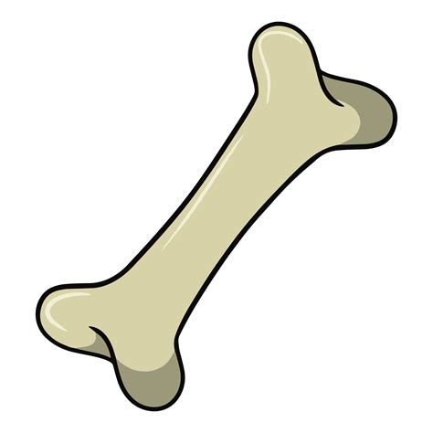 Dog toy, bone, vector illustration in cartoon style on a white ...