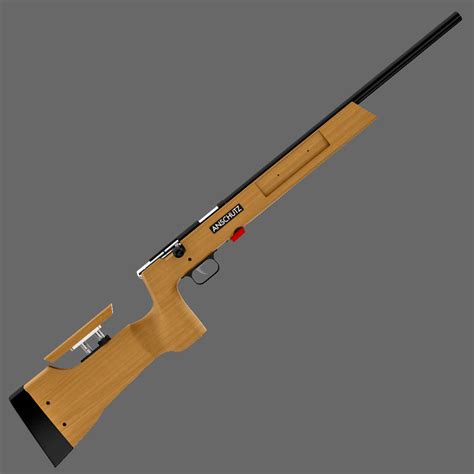 anschutz rifle 64 series 3d dxf