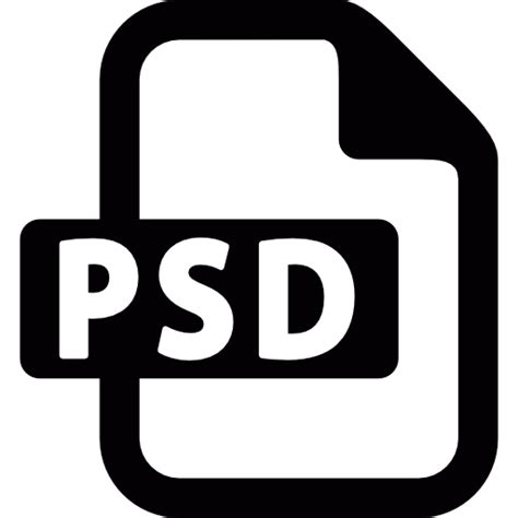 PSD format icon